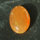 Feuer-Opal cab. Oval Top Qualität mit Schimmer